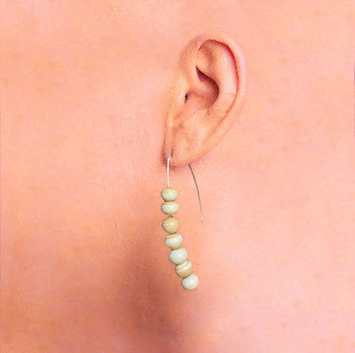 Centouno Ivory Dangle Earrings Earrings by Cosima Montavoci - Sunset Yogurt