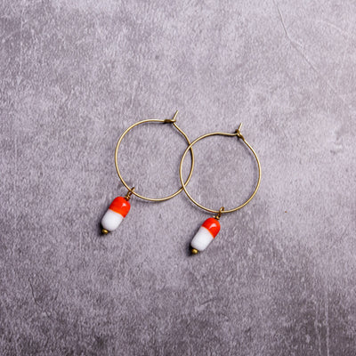 Pills Round Earrings