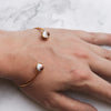 Eyes Golden Cuff Bracelet