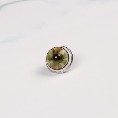 Green Eye Brooch