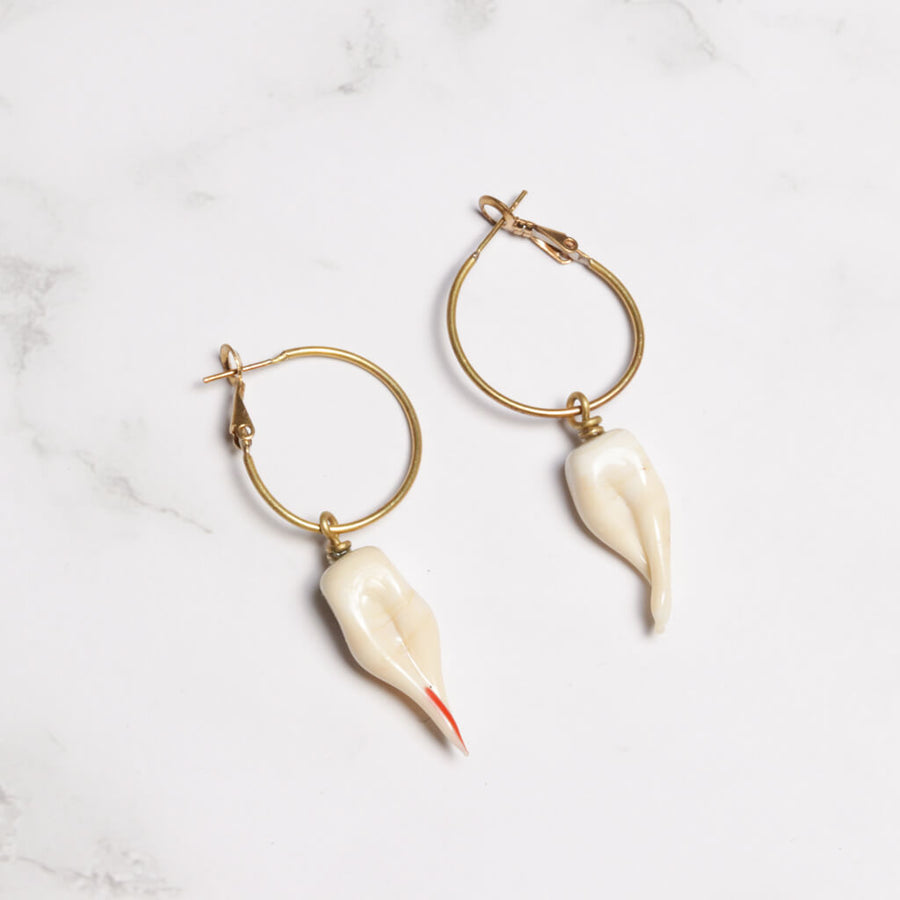 Teeth Hoop Earrings