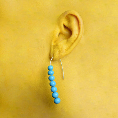 Centouno Azure Dangle Earrings Earrings by Cosima Montavoci - Sunset Yogurt