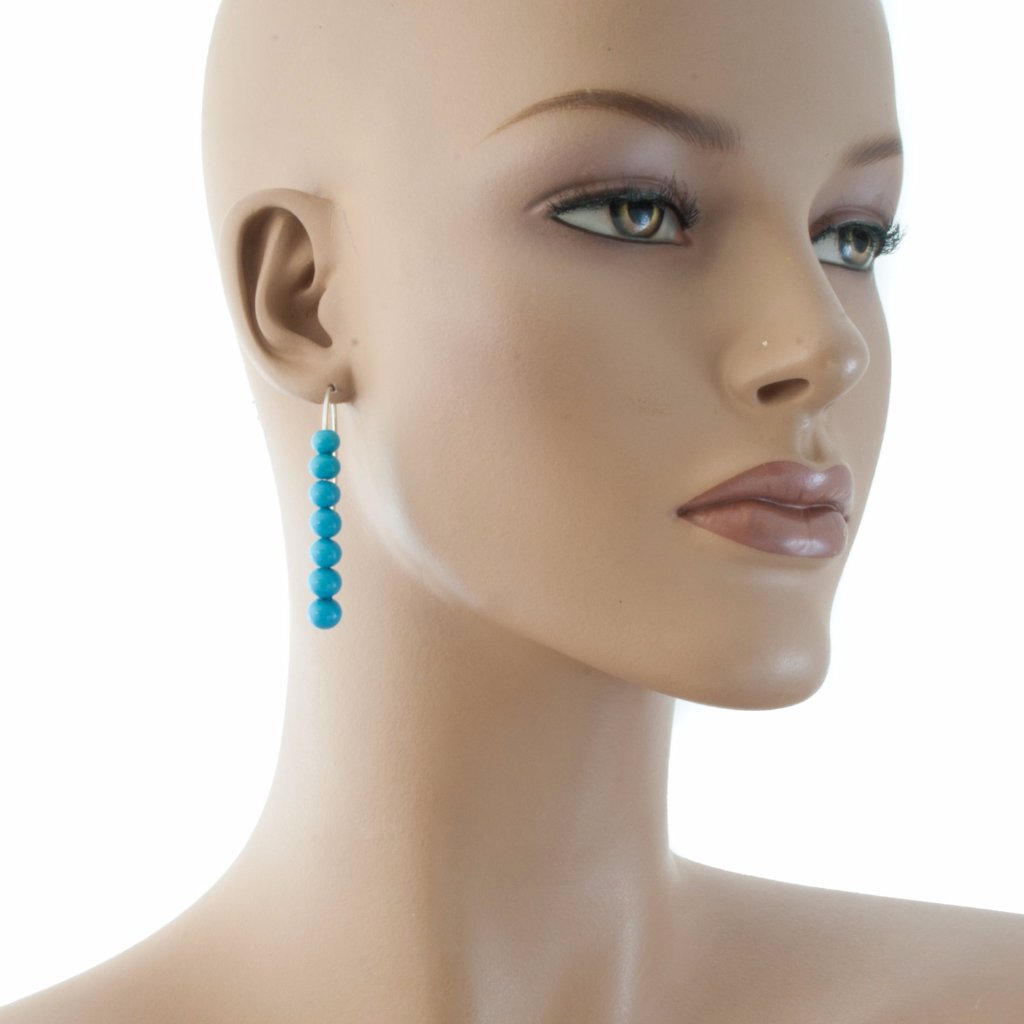 Centouno Azure Dangle Earrings Earrings by Cosima Montavoci - Sunset Yogurt