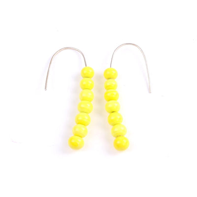 Centouno Yellow Dangle Earrings