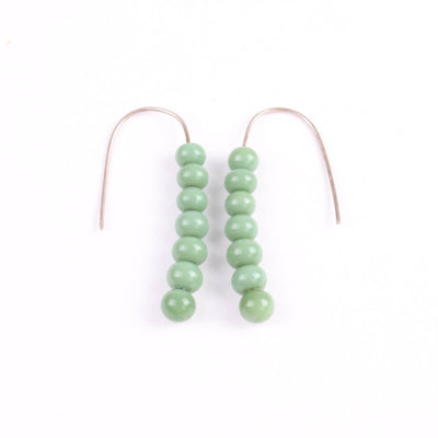 Centouno 60's Green Dangle Earrings