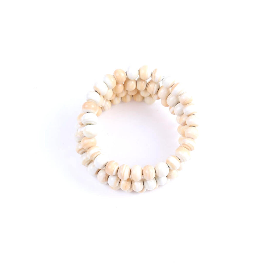Centouno Ivory Spiral Bracelet