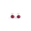 Centouno Bordeaux Stud Earrings