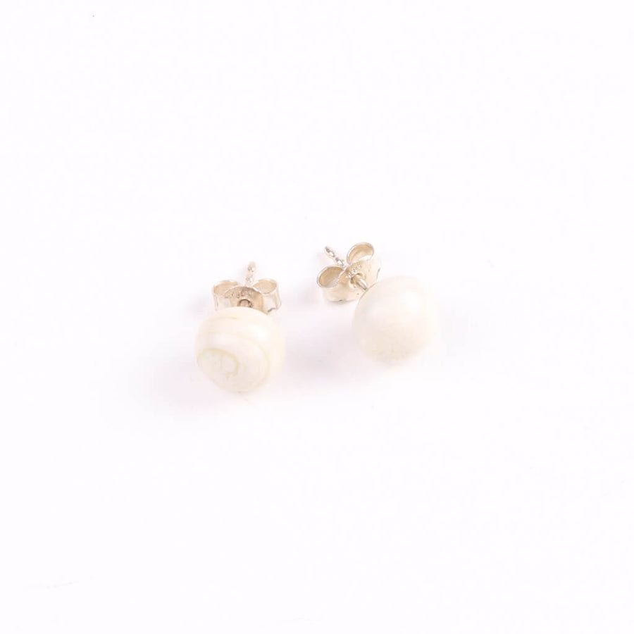 Centouno Ivory Stud Earrings